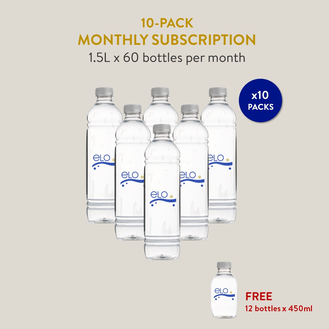 Monthly Subscription – ELO Drinking Water 1.5L (10 packs)